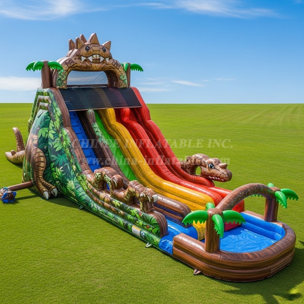 T8-7657 Dinosaur Theme Giant Slide