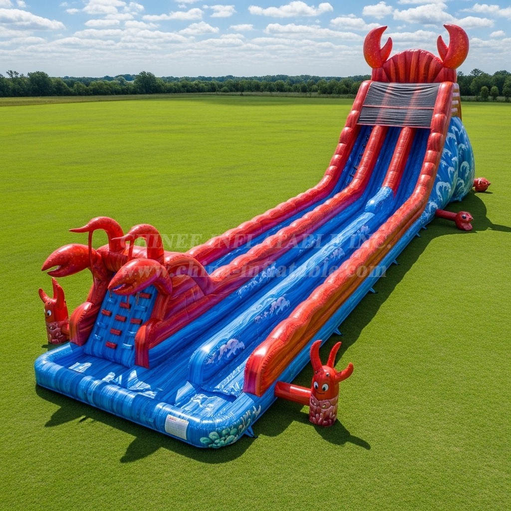 T8-7684 Lobster Theme Giant Slide