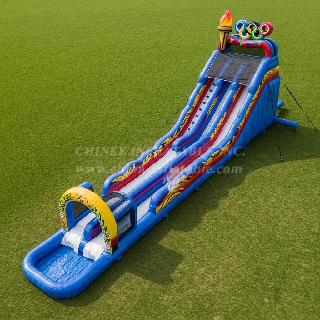 T8-7695 Olympics Theme Giant Slide