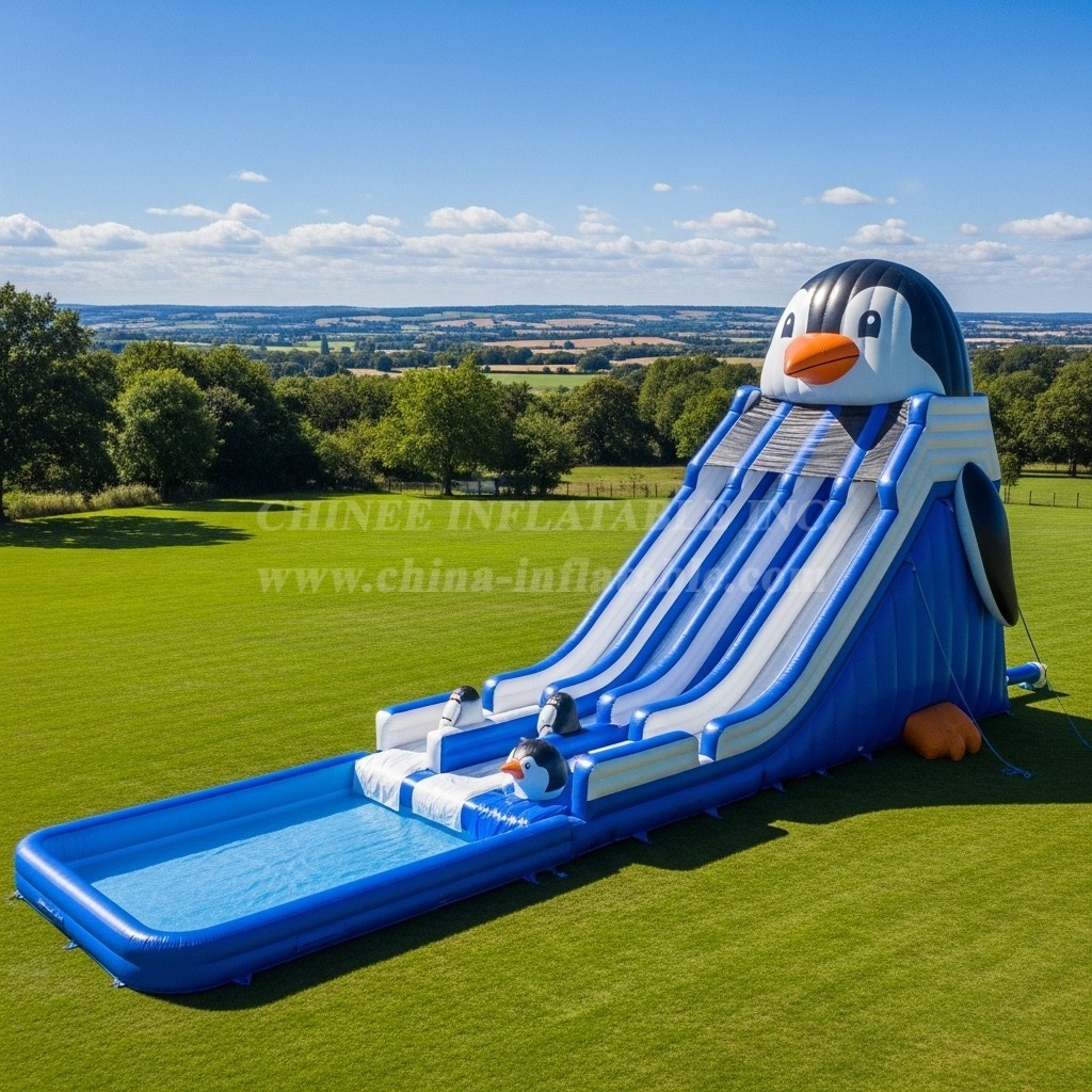 T8-7701 Penguin Theme Giant Slide