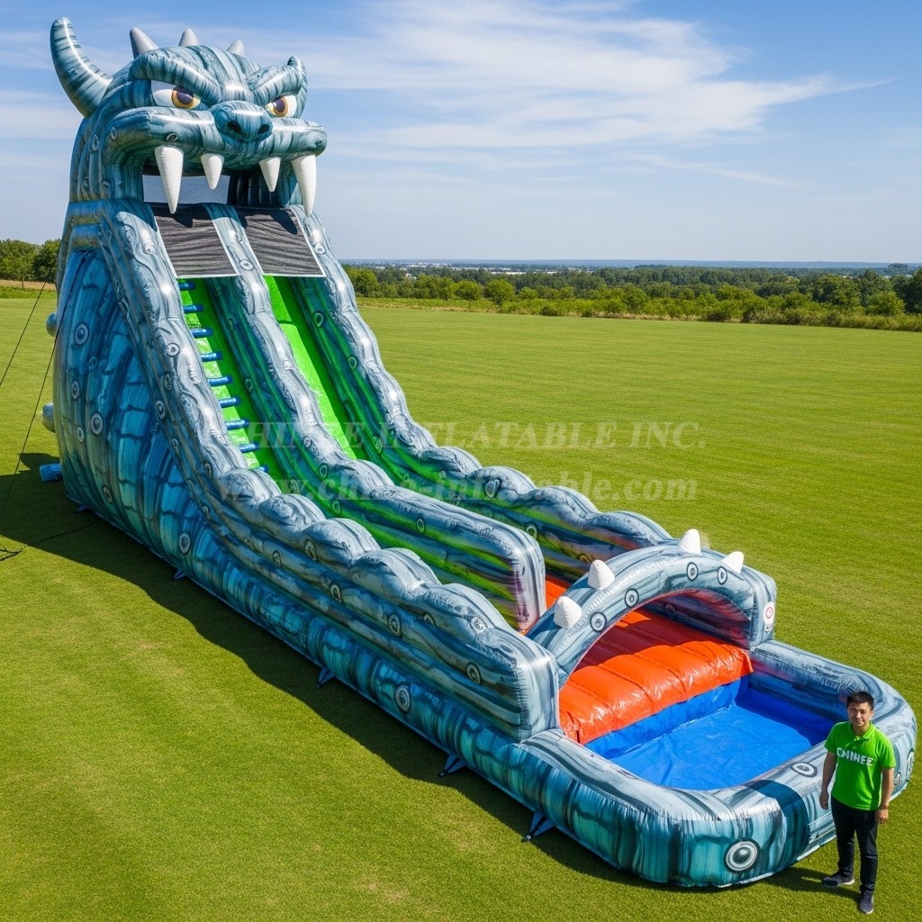 T8-7737 Monster Theme Water Slide