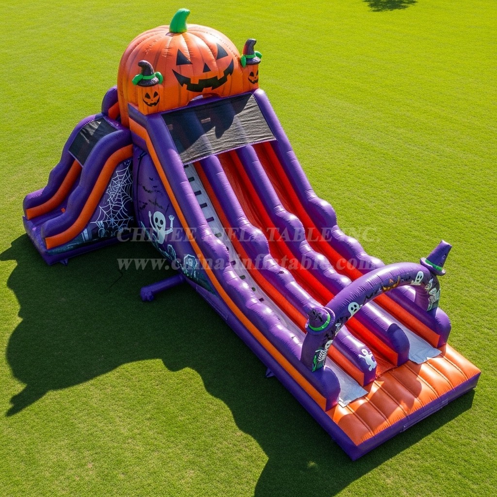 T8-7773 Halloween Theme Inflatable Slide