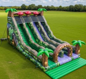 T8-7784 Magic Forest Theme Inflatable Slide
