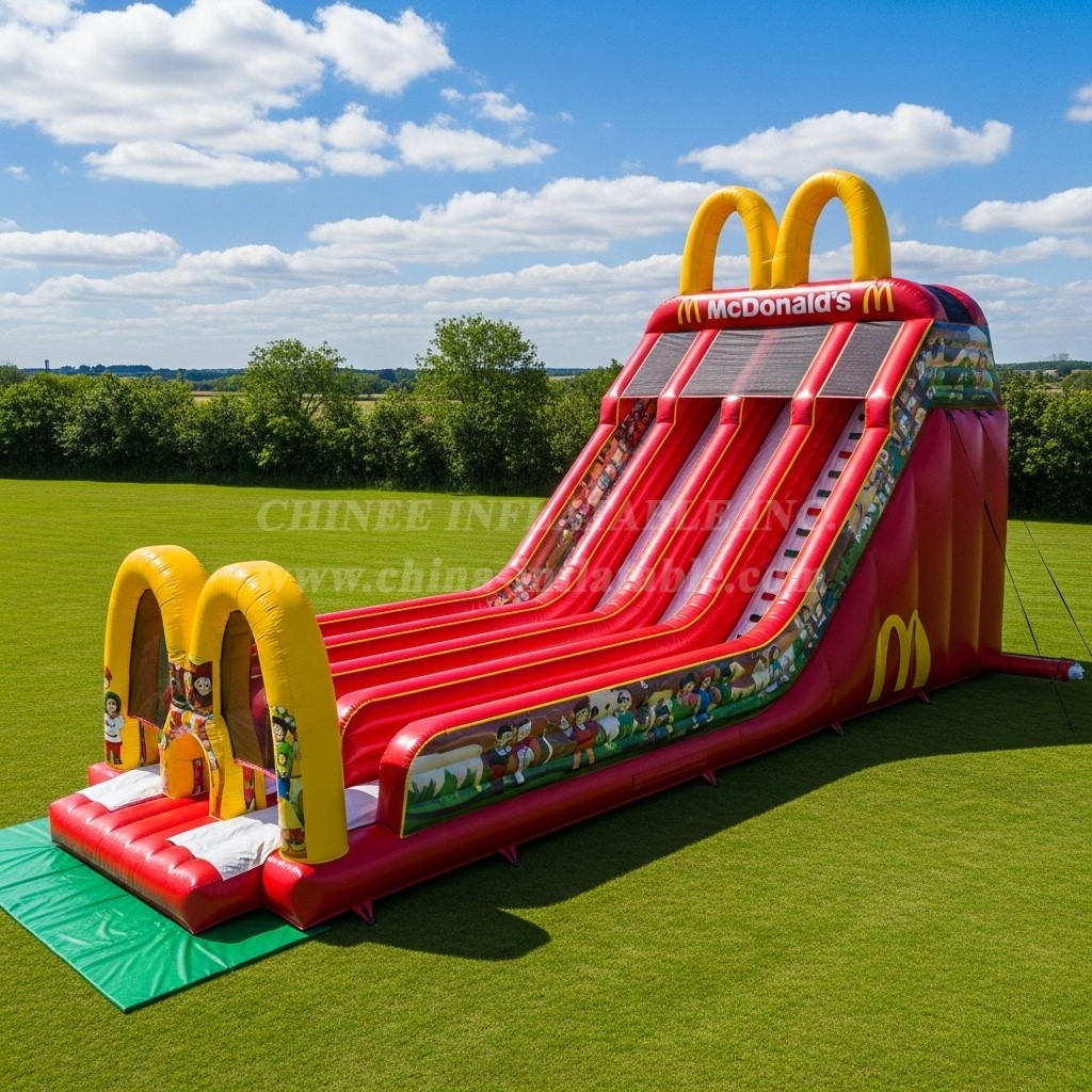 T8-7786 McDonald Theme Inflatable Slide