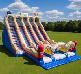 T8-7811 Post Office Theme Inflatable Slide