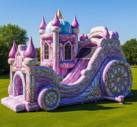 T8-8747 Princess Carriage Inflatable Combo