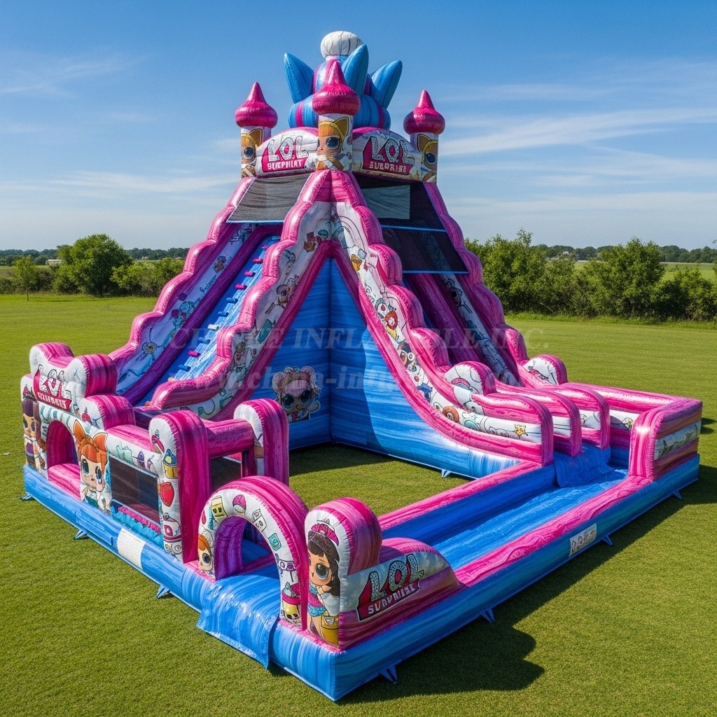 T8-8759 L.O.L. Surprise Theme Inflatable Water Slide
