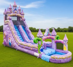 T8-8765 Princess Castle Inflatable Water Slide