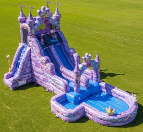T8-8769 Princess Castle Inflatable Water Slide