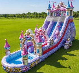 T8-8773 Princess Castle Inflatable Water Slide
