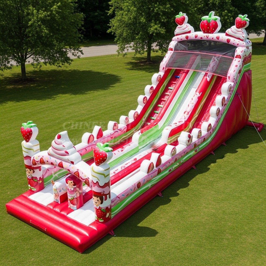 T8-8798 Strawberry Shortcake Inflatable Slide