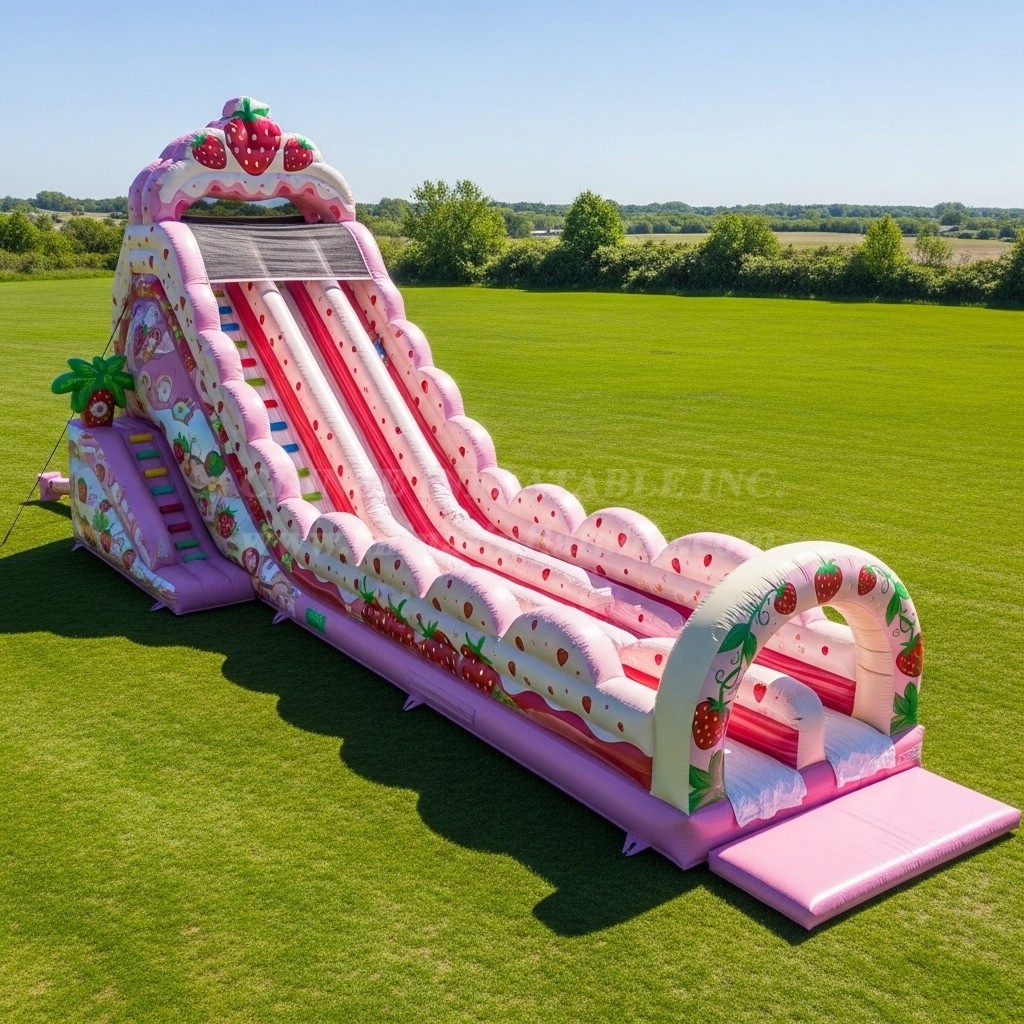 T8-8802 Strawberry Inflatable Slide