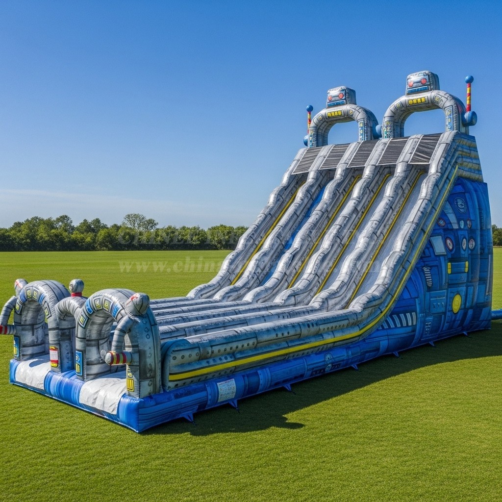 T8-8812 Robot Inflatable Dry Slide