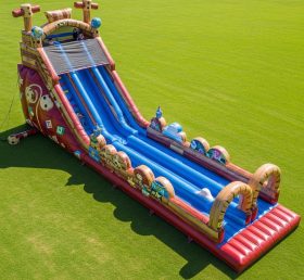 T8-8813 Pirates Inflatable Slide