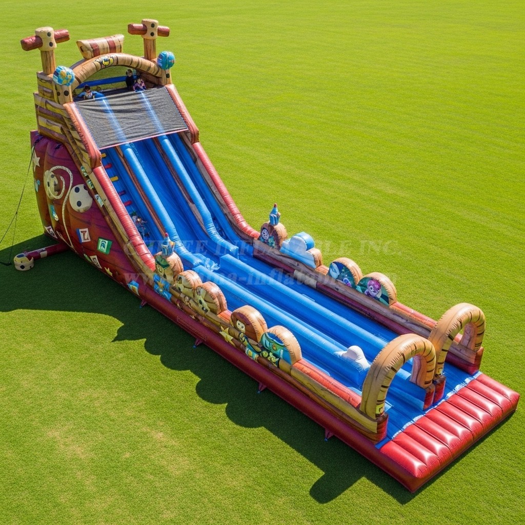 T8-8813 Pirates Inflatable Slide