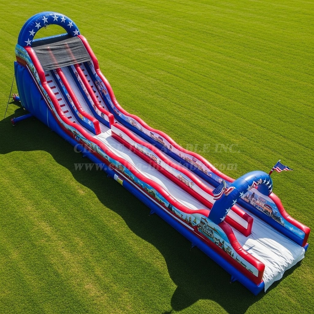 T8-8814 American Style Inflatable Dry Slide