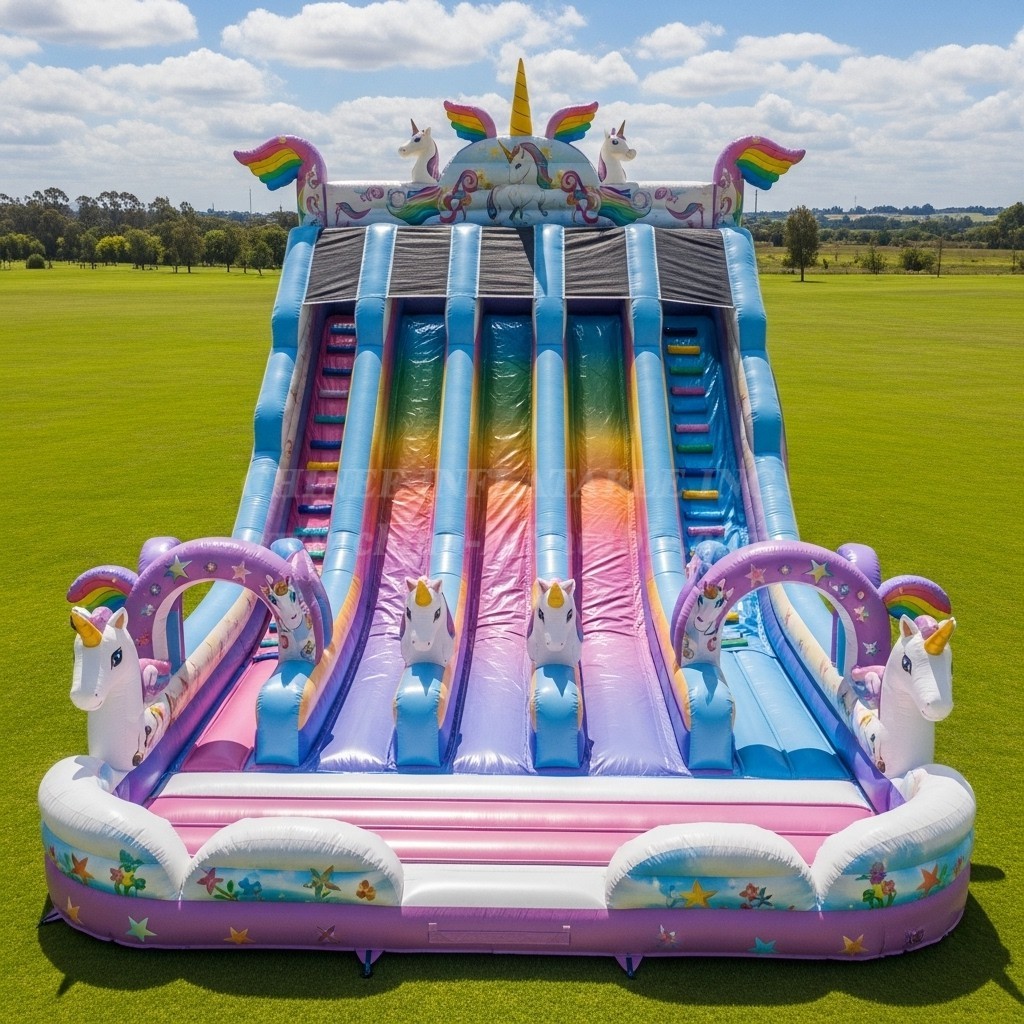 T8-8815 Unicorn Inflatable Slide