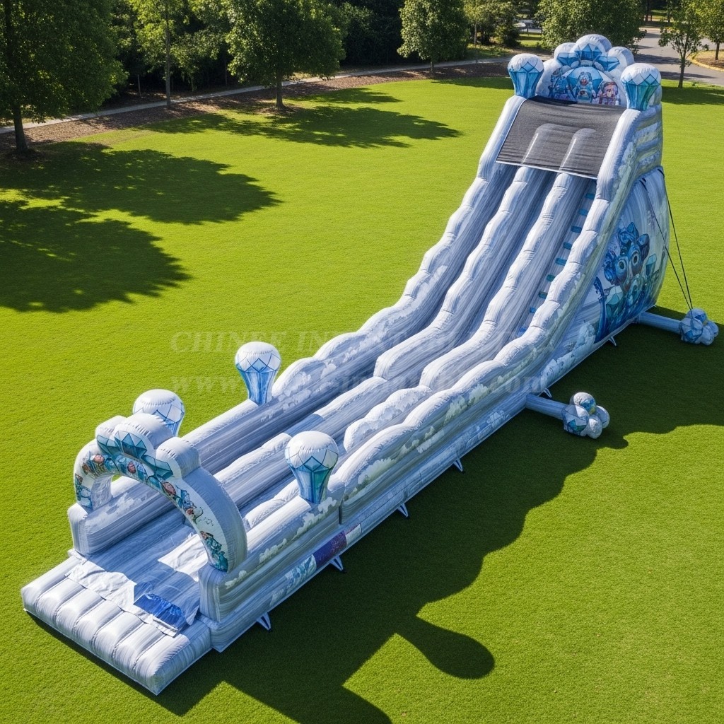 T8-8818 Shimmer & Shine Inflatable Dry Slide