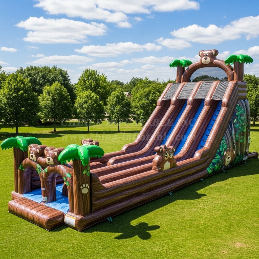 T8-8822 Bear Inflatable Slide