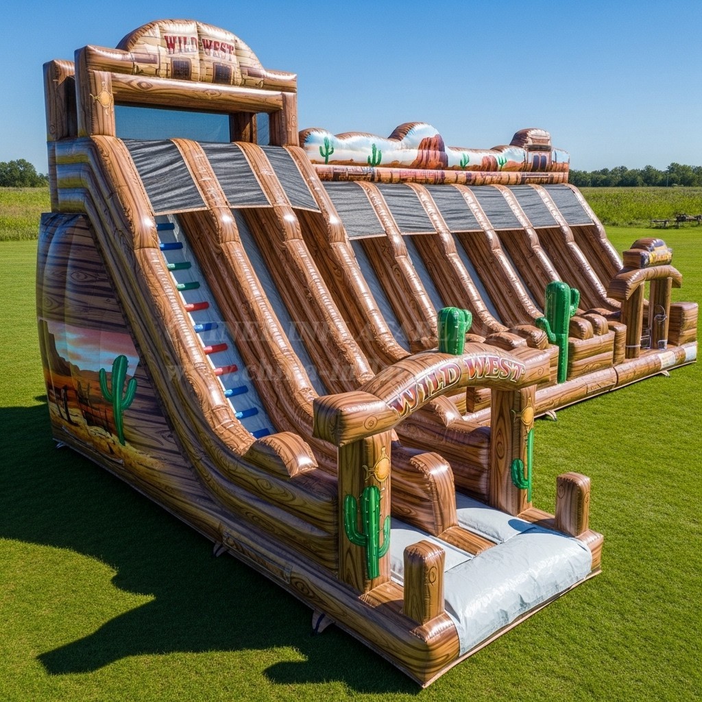T8-8852 Wild West Inflatable Slide