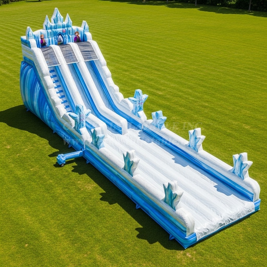 T8-8860 Frozen Inflatable Dry Slide