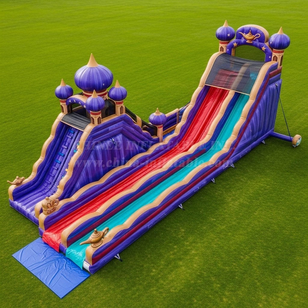 T8-8869 Aladdin Inflatable Dry Slide