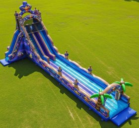 T8-8873 Aladdin Inflatable Water Slide