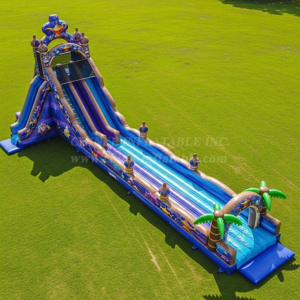 T8-8873 Aladdin Inflatable Water Slide