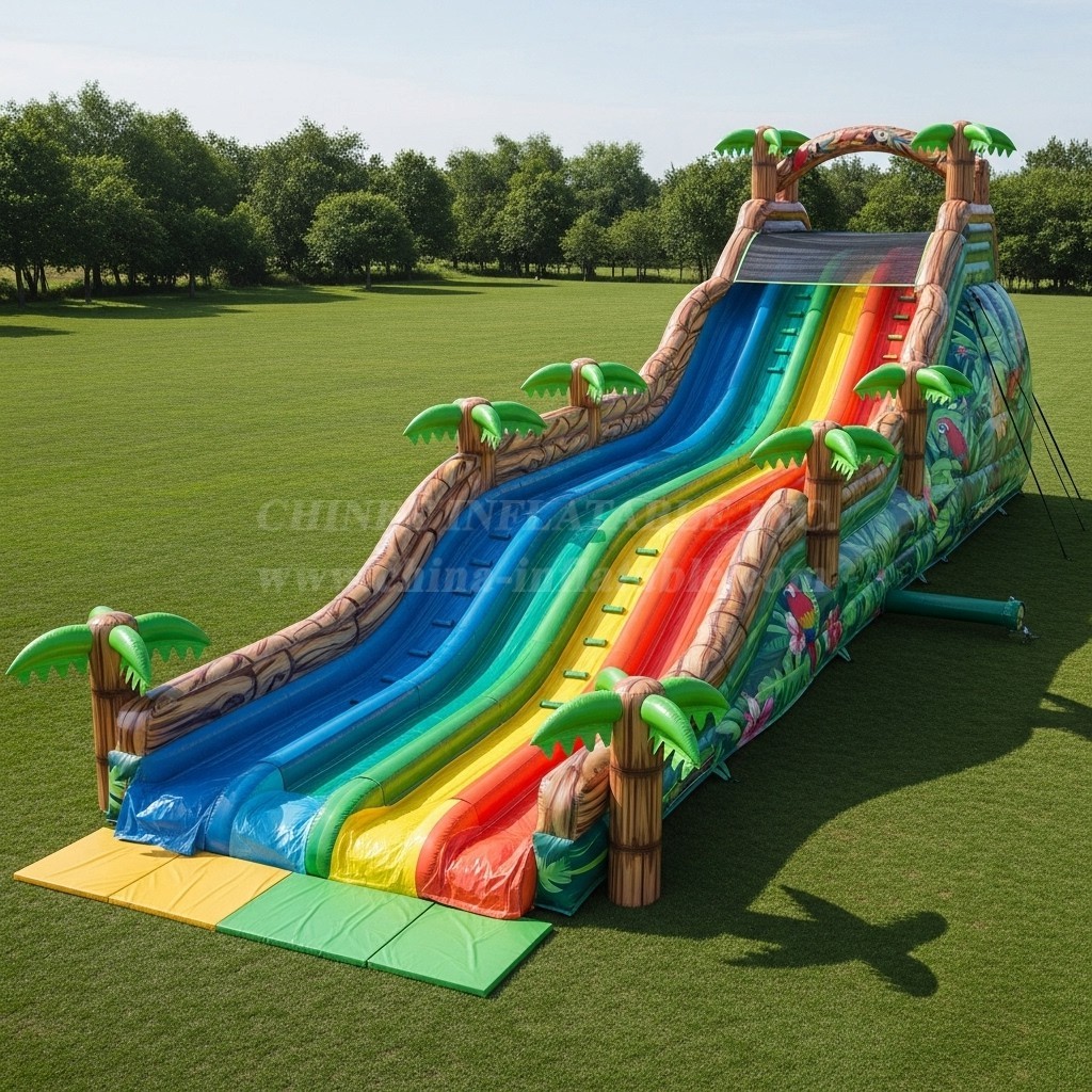 T8-8880 Tropical Inflatable Slide