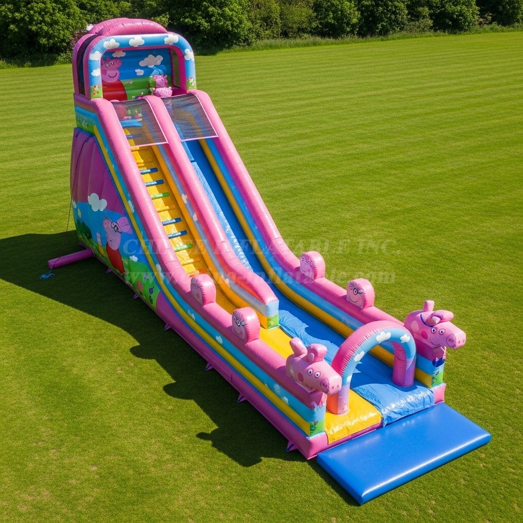 T8-8906 Peppa Pig Inflatable Slide