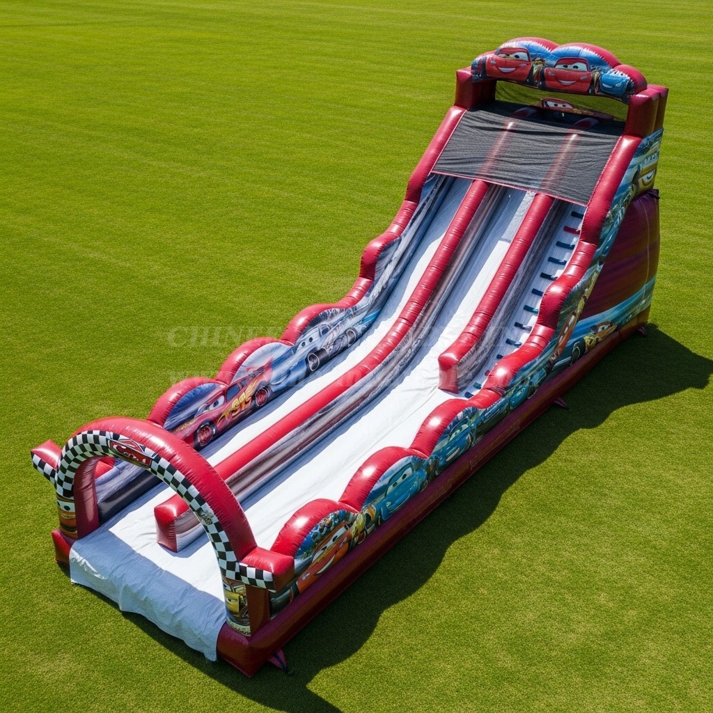 T8-8911 Cars Inflatable Slide