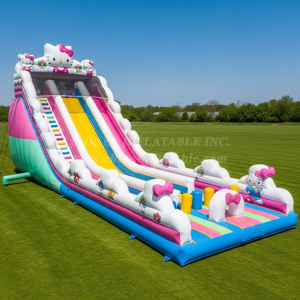 T8-8925 Hello Kitty Inflatable Slide