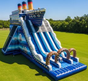 T8-8927 Titanic Inflatable Dry Slide