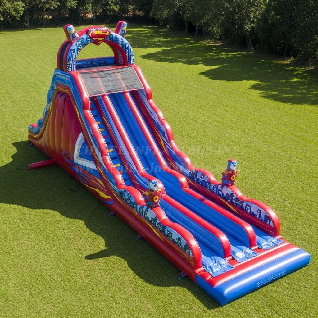 T8-8932 Superman Inflatable Slide