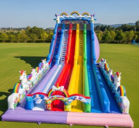 T8-8934 Unicorn Inflatable Slide