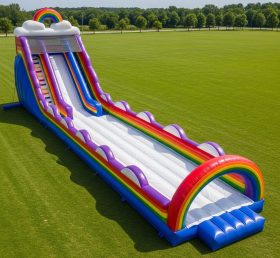 T8-8944 Rainbow Inflatable Dry Slide