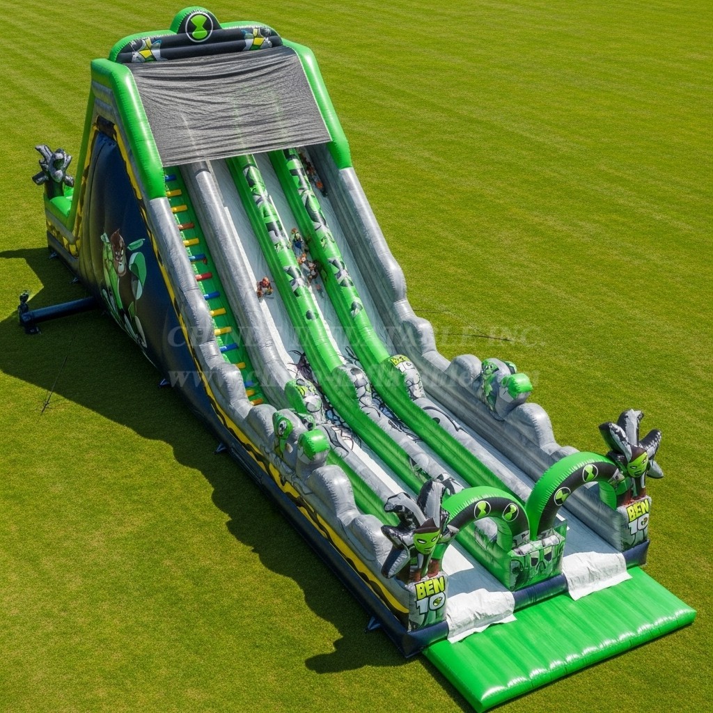 T8-8954 Ben 10 Inflatable Slide