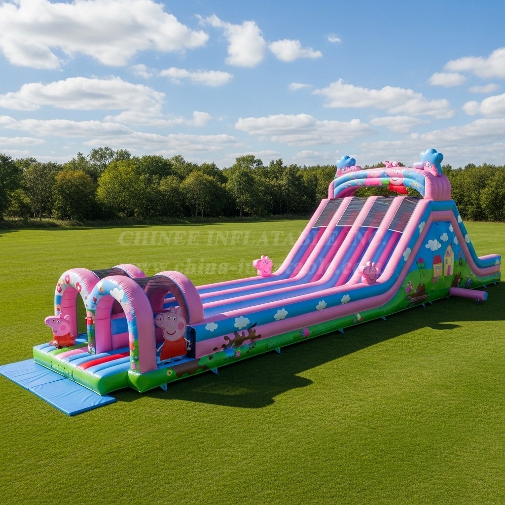 T8-8962 Peppa Pig Inflatable Dry Slide