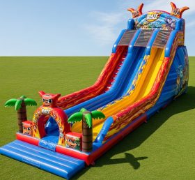T8-8977 Blaze Monster Inflatable Slide