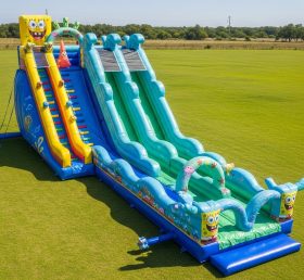 T8-8981 SpongeBob Inflatable Slide