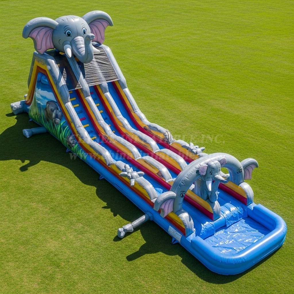 T8-8984 Elephant Inflatable Slide