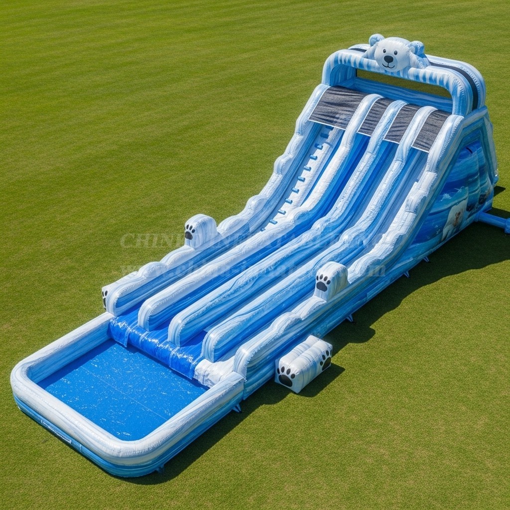 T8-8990 Bear Inflatable Water Slide