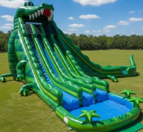 T8-9002 Crocodile Inflatable Water Slide