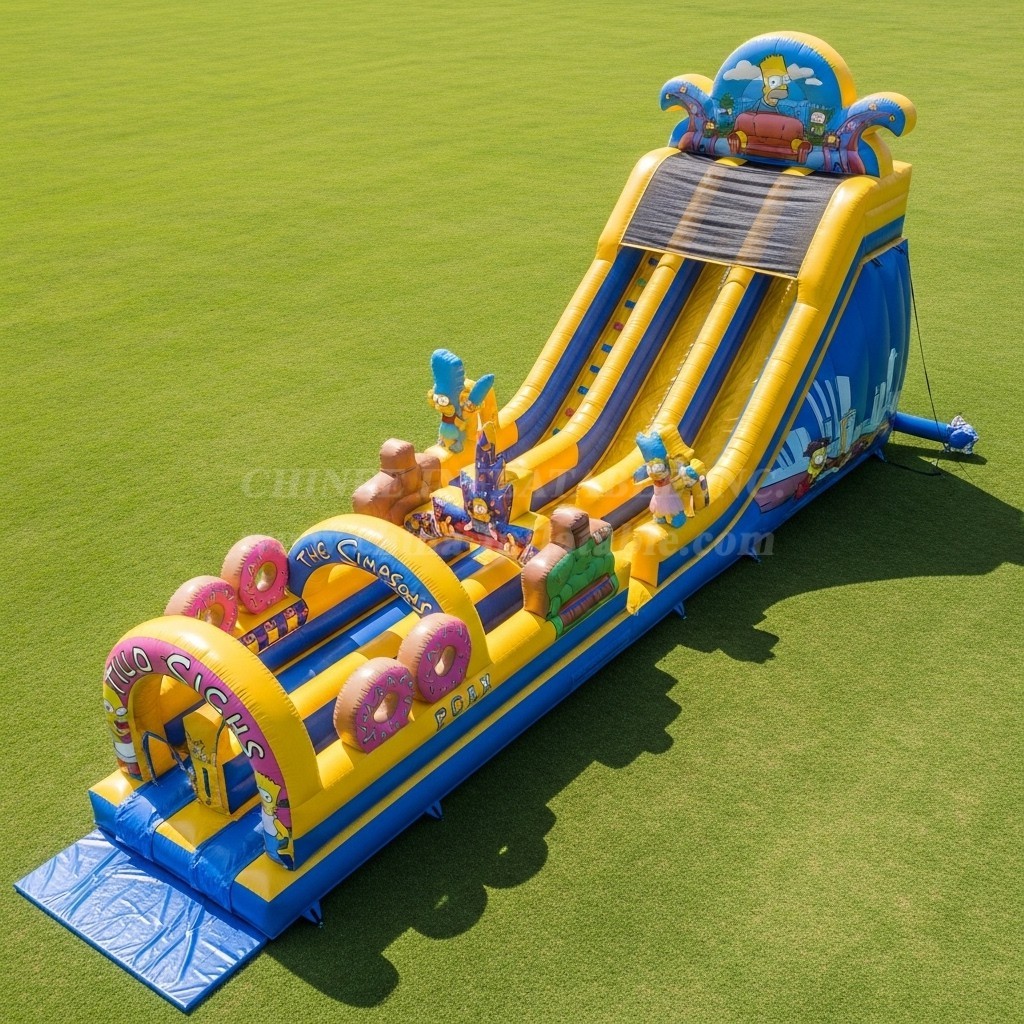T8-9021 The Simpsons Inflatable Slide