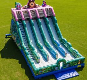 T8-9031 Masha and The Bear Inflatable Slide