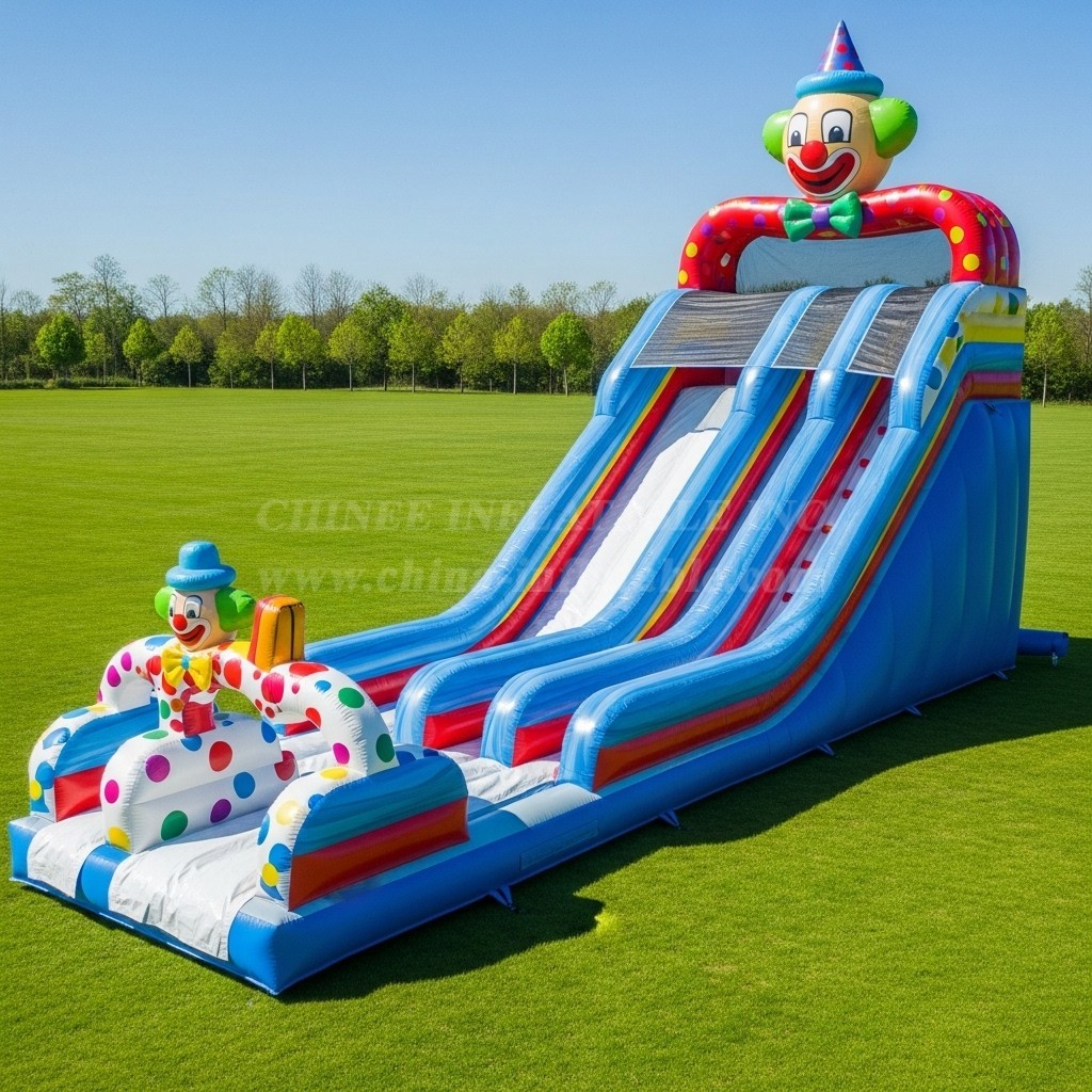 T8-9032 Clown Inflatable Slide