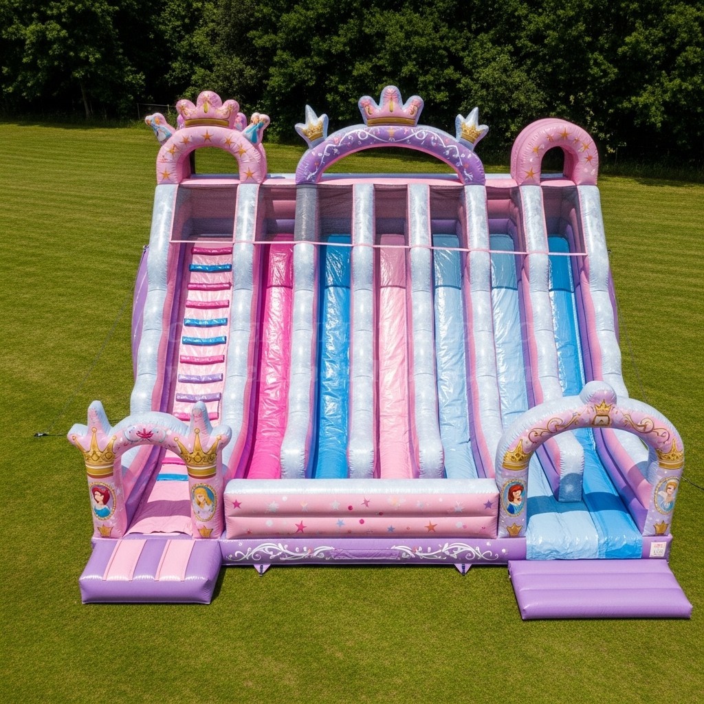 T8-9035 Princess Parties Inflatable Slide