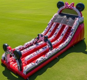T8-9038 Mickey & Minnie Inflatable Slide