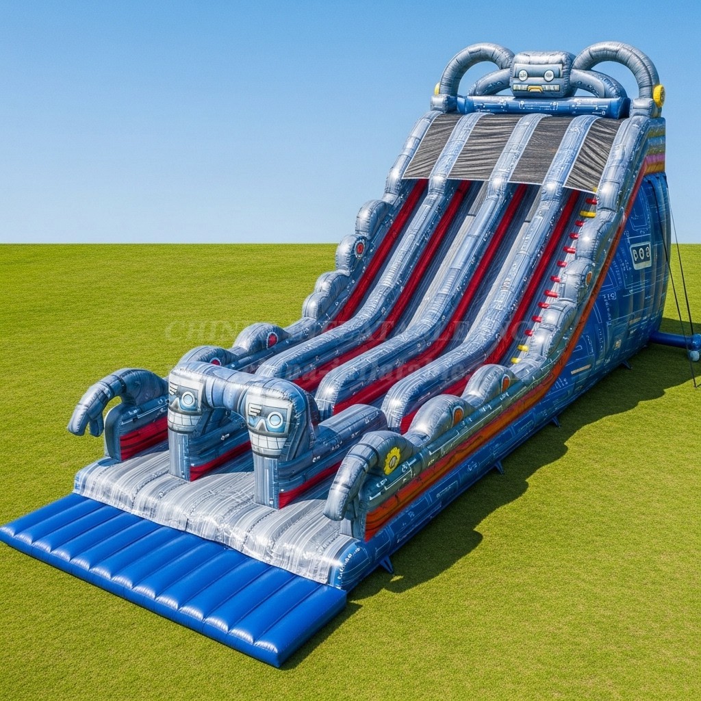 T8-9045 Robot Inflatable Slide