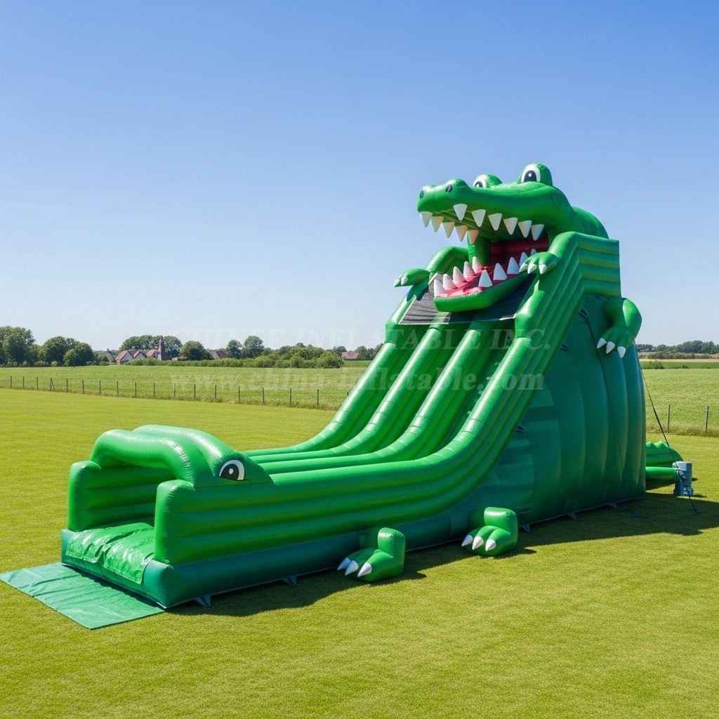 T8-9054 Crocodile Inflatable Slide